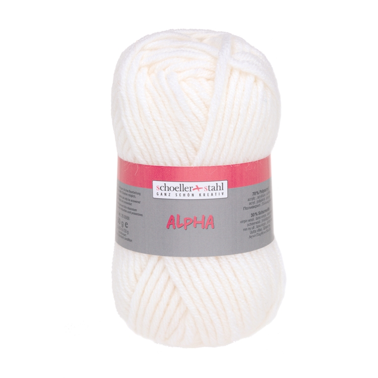 Neulelanka Alpha valkoinen 50g