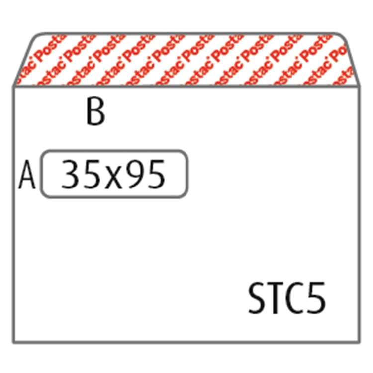 Ikkunakuori C5 Postac STRH 35x95/1000 - 2