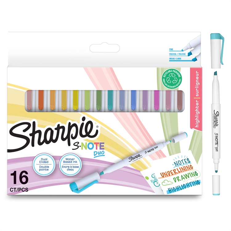 Sharpie S-Note Duo värilajitelma blis/16 - 2