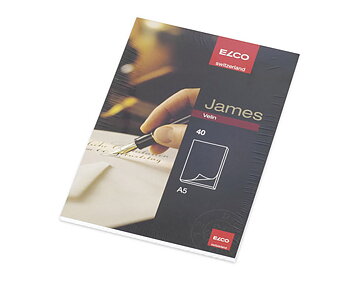 ELCO JAMES VELIN KIRJEPAPERILEHTIÖ A5/40