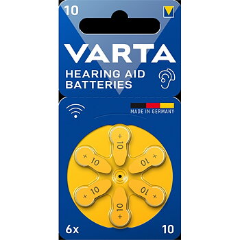 Paristo Varta Hearing Aid Batteries 10/6