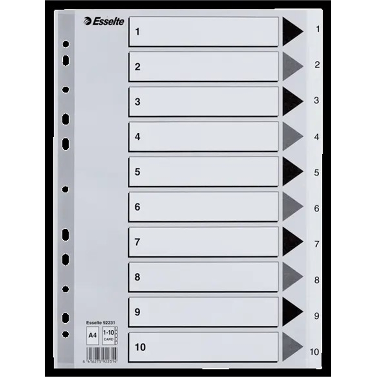 NUMEROHAKEMISTO A4 KARTONKI 10-OSAINEN