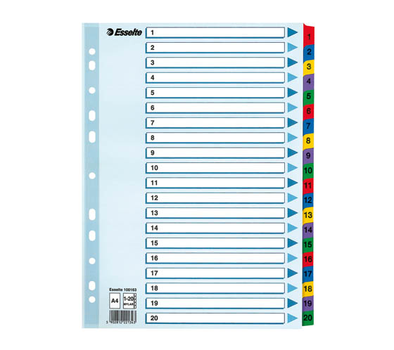 NUMEROHAKEMISTO MYLAR A4 1-20 VÄRIL - 2