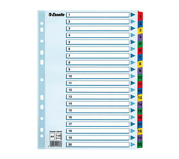 NUMEROHAKEMISTO MYLAR A4 1-20 VÄRIL