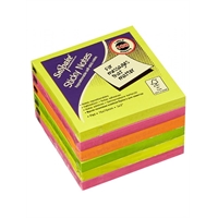 Viestilappu Snopake76x76mm FSC neon /6