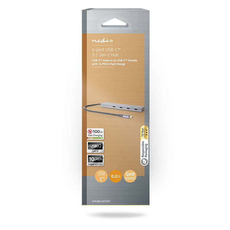 USB C HUB 4 X USB 3.2 GEN 2 TYPE C