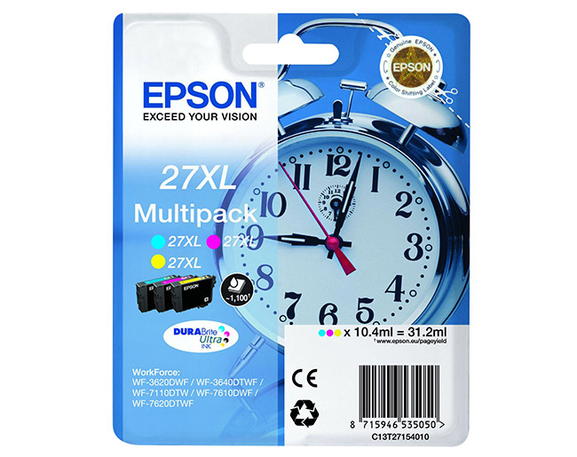 EPSON C13T27154012 VÄRIP. C/M/Y 27XL