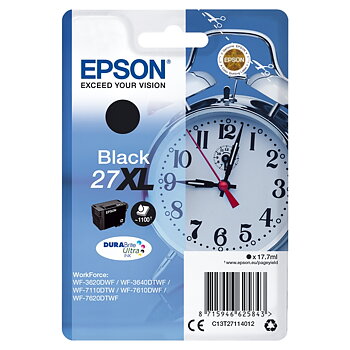 Inkjet Epson 27XL WF-3620DWF musta