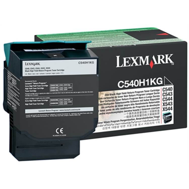 Laser Lexmark C540/543/544/X546 musta