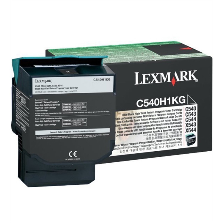 Laser Lexmark C540H1KG C540/X544 musta