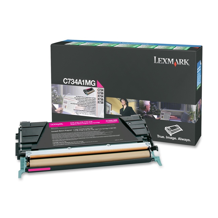 Laser Lexmark C734  punainen - 2