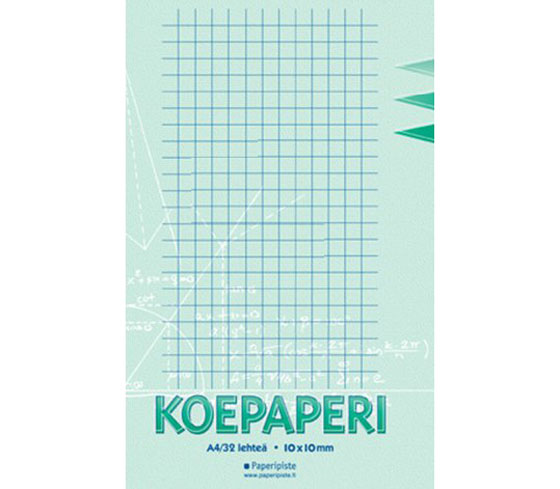 KOEPAPERI 2X A4 10X10MM /16 - 2