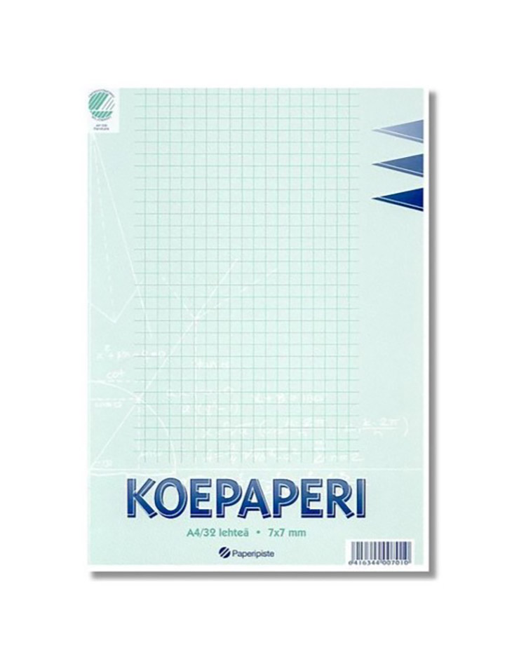 KOEPAPERI 2X A4 7X7MM /16