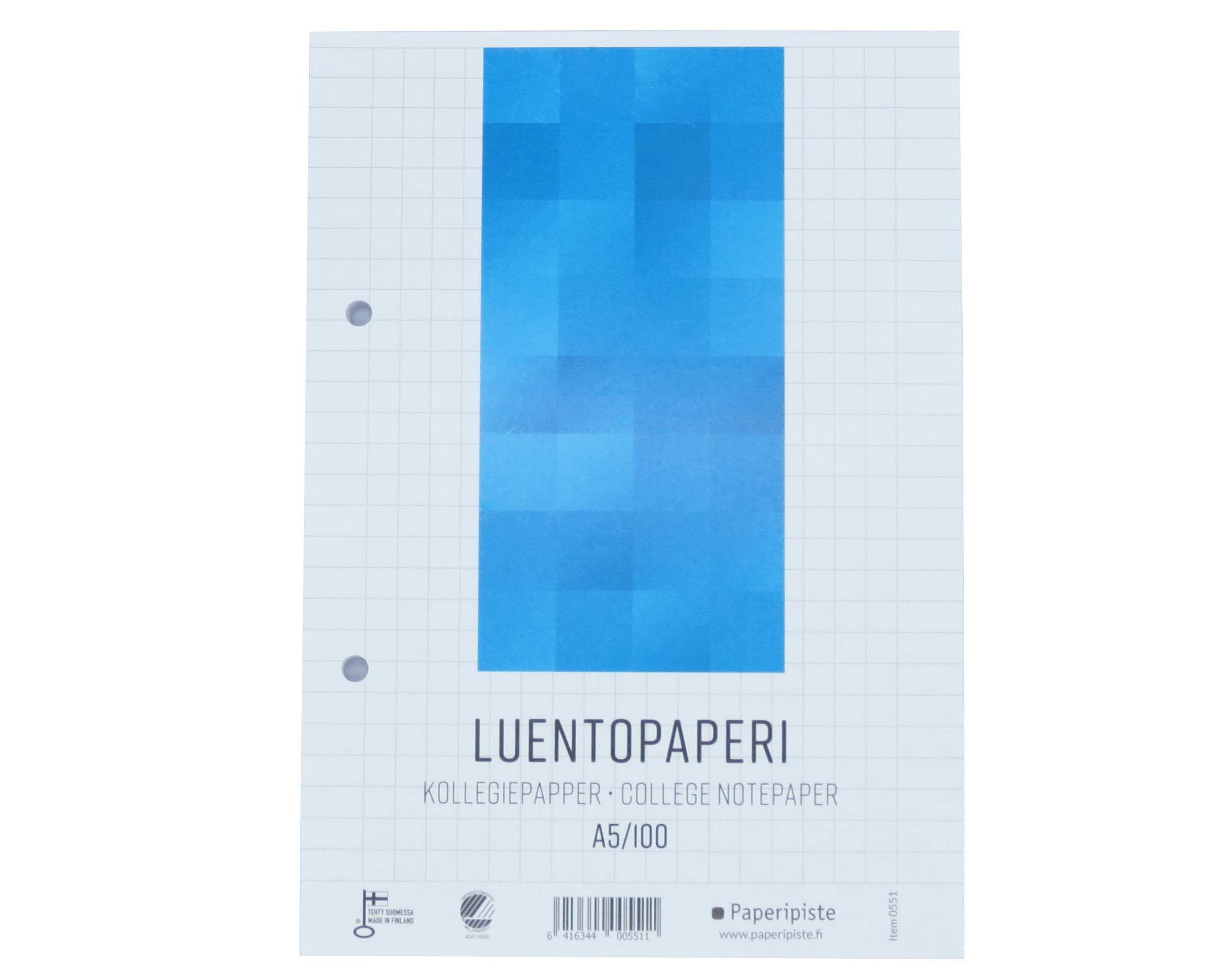LUENTOPAPERI A5/100 7X7MM 8R - 2