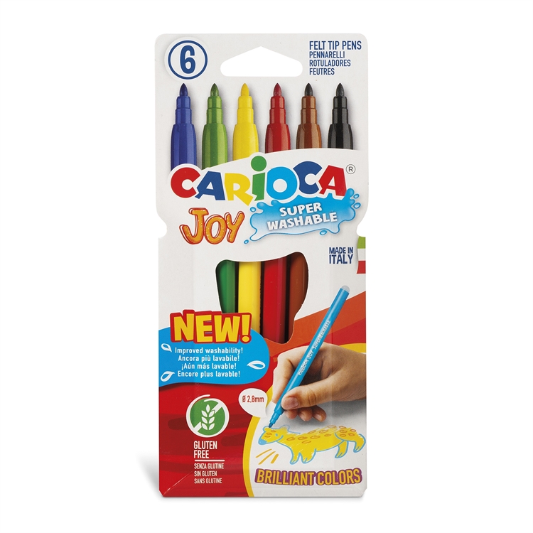 Huopakynä Carioca Joy värilajitelma /6