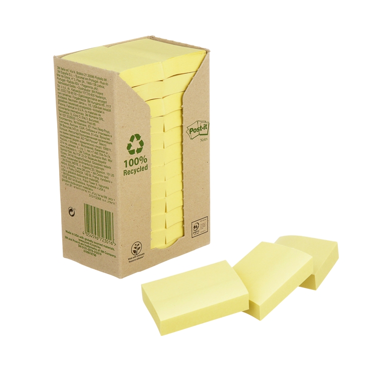 Viestil Post-it Eko653 38X51mm kelt/24 - 2