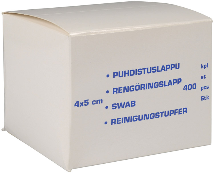 IHONPUHDISTUSLAPPU RASIASSA 4X5CM /400