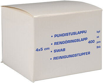 IHONPUHDISTUSLAPPU RASIASSA 4X5CM /400