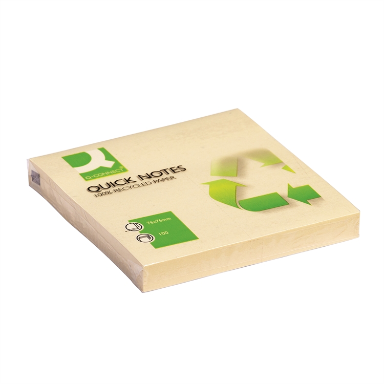Viestilappu Q-Connect Eko 76X76 mm kelt - 2