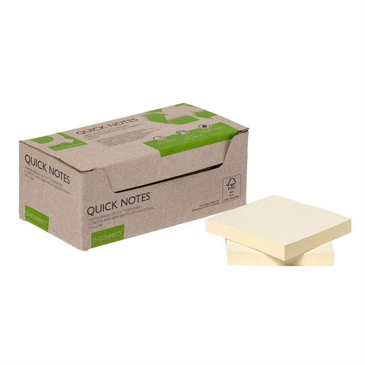 Viestilappu Q-Connect Eko 76x76mm kel/12 - 2