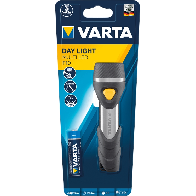 Taskulamppu Varta   Day Light LED F10