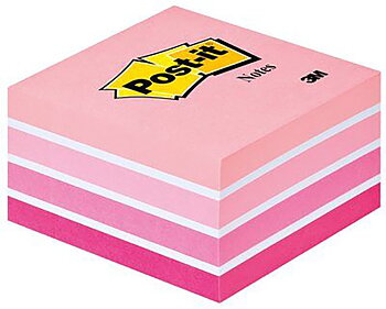 POST-IT 2028P PINKKI PASTELLIKUUTIO