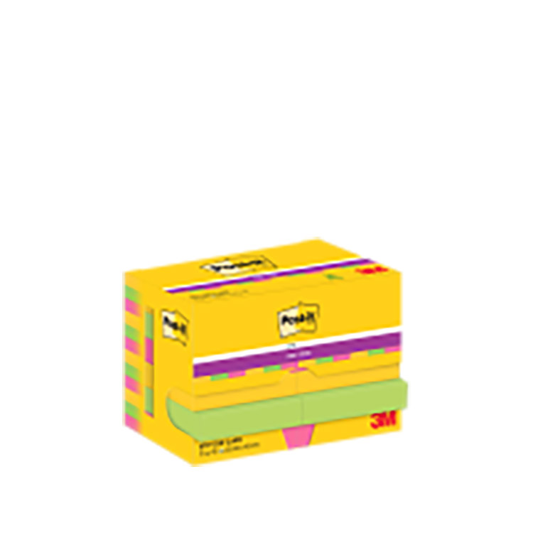 Post-it Super StickyCarnival 47x47mm/12