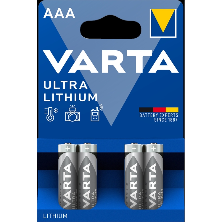 Paristo Varta Ultra Lithium AAA Bli 4 - 2