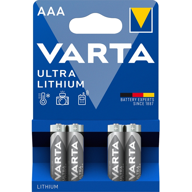 Paristo Varta Ultra Lithium AAA Bli 4