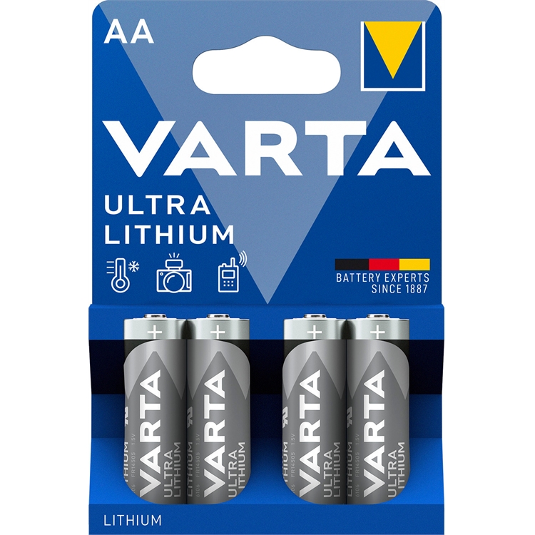 Paristo Varta Ultra Lithium&nbsp; AA Bli 4 - 2