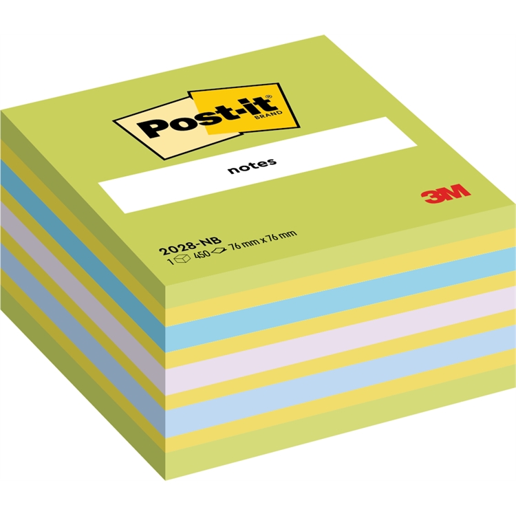 Kuutio Post-it 2028 76X76mm neonvihreä