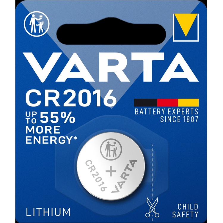 Paristo Varta Electronics Litium CR2016 - 2