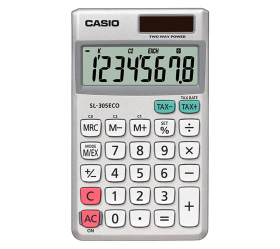 CASIO SL-305ECO TASKULASKIN