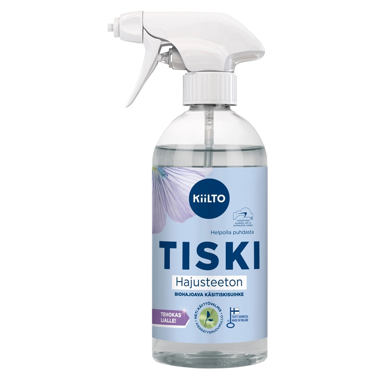 Käsitiskiaine spray hajustamaton 475ml