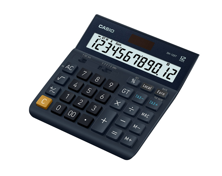 CASIO DH-12ET PÖYTÄLASKIN