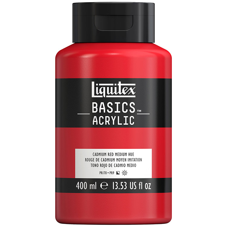 LX AKRYYLIVÄRI 400ML KADMIUMINPUN. MED.
