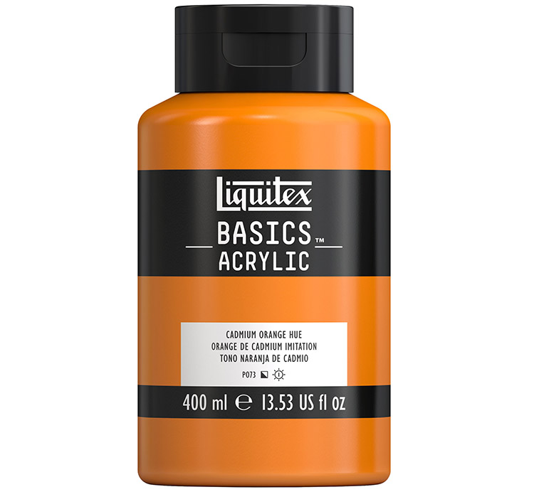 LX AKRYYLIVÄRI 400ML ORANSSIN PUNAINEN