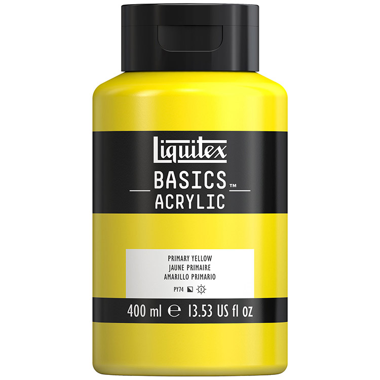 LX AKRYYLIVÄRI 400ML PERUSKELTAINEN