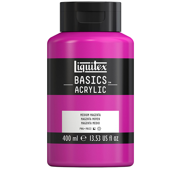 LX AKRYYLIVÄRI 400ML RUUSUNPUNAINEN