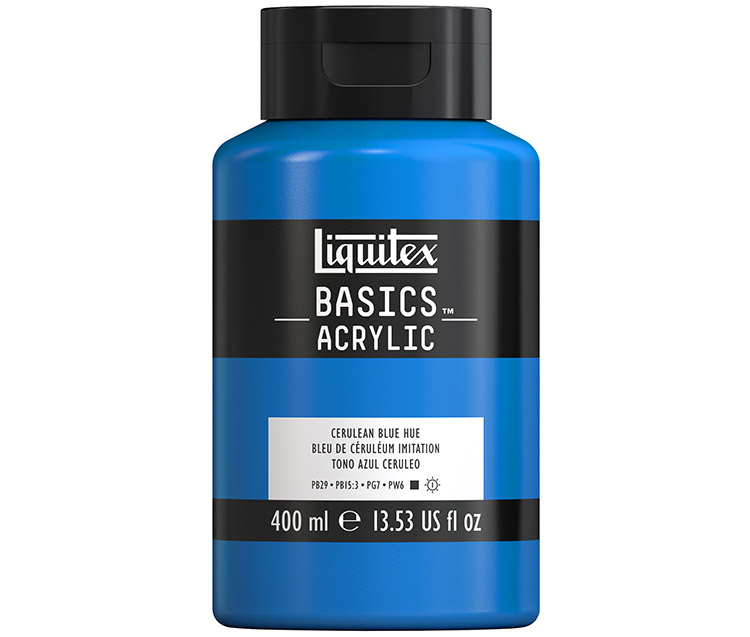 LX AKRYYLIVÄRI 400ML TAIVAANSININEN