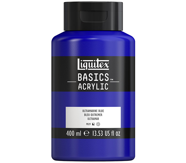 LX AKRYYLIVÄRI 400ML ULTRAMAR. SININEN