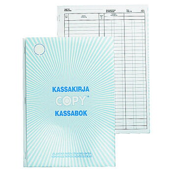 Kassakirja 502 A4/50+50 2-tili num jälj
