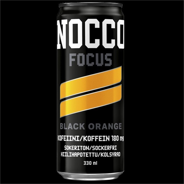 Energiajuoma NoccoFocusBlackOran 0,33/24 - 2