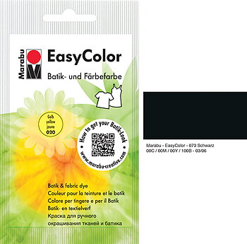 MARABU EASYCOLOR BATIIKKIVÄRI 25G MUSTA (loppuunmyynti)