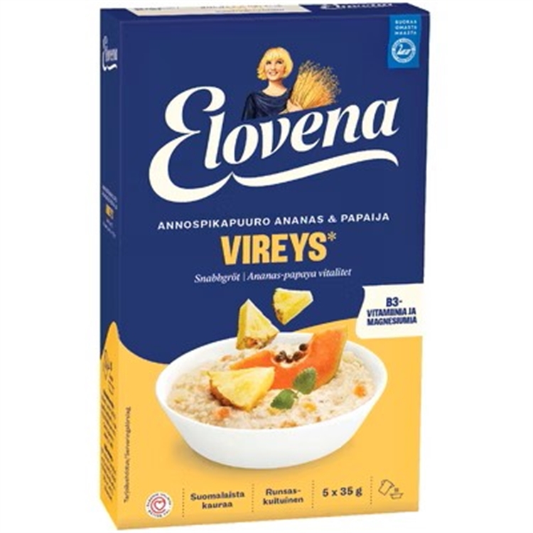 Annospuuro Elovena vireys ananas-papai/6 - 2