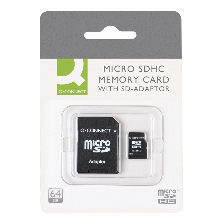 Muistikortti Q-Connect Micro SDHC 64 GB