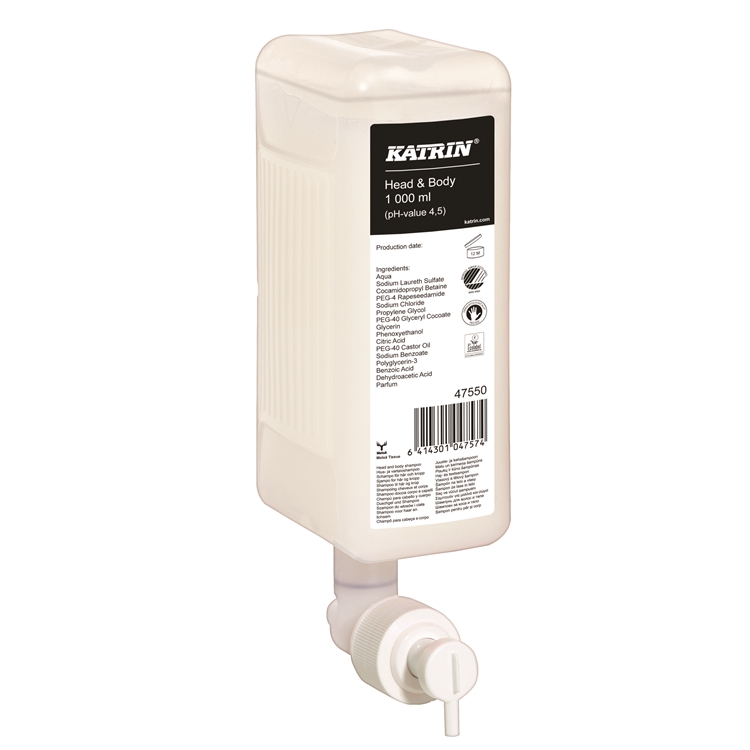 Suihkus.Katrin Head&Body 1000ml 47550