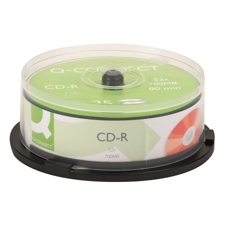 CD-R Q-Connect 52x700MB/80min spindle/25