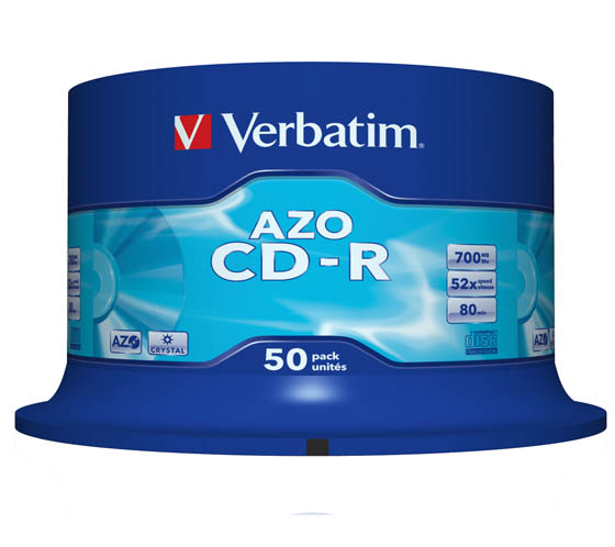 VERBATIM CD-R 700MB 52X SPINDLE