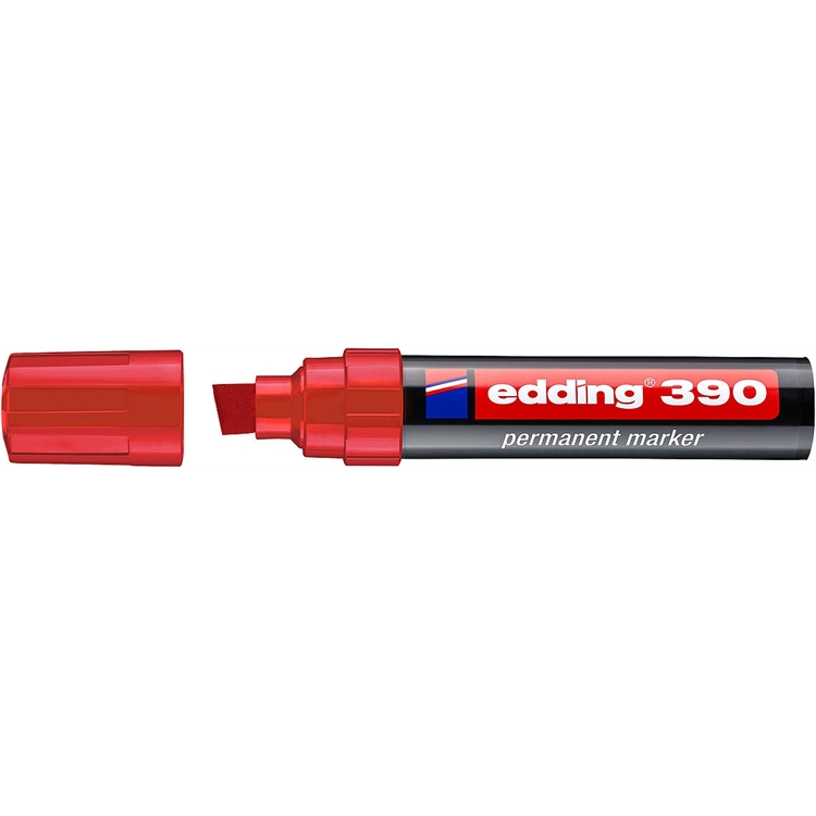 Merkintäkynä edding 390 pysyvä punainen